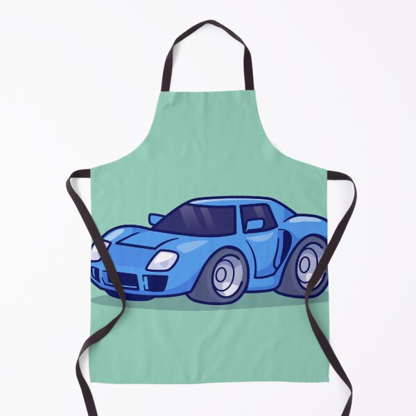 Item preview, "Sport Car Cartoon Vector Icon: Flat Illustration of a Speedy Transportation Object" designed and sold by hjian8219.
