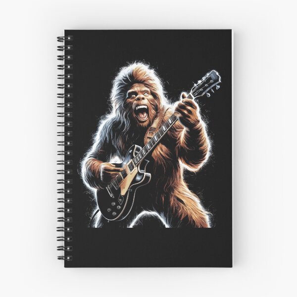 Item preview, Bigfoot Playing Guitar Sasquatch Playing Guitar Rocker designed and sold by MTRBSK11.