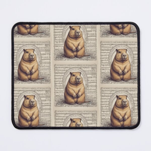 Item preview, Sweet Capy, Capybara, Song Cappy, Music Capy designed and sold by GOLDENGARDENART.