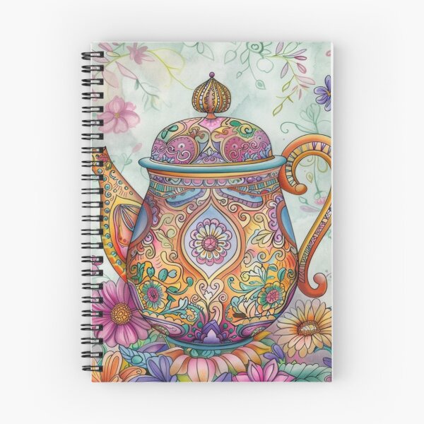 Item preview, Decorative floral teapot designed and sold by PaperieJennifer.