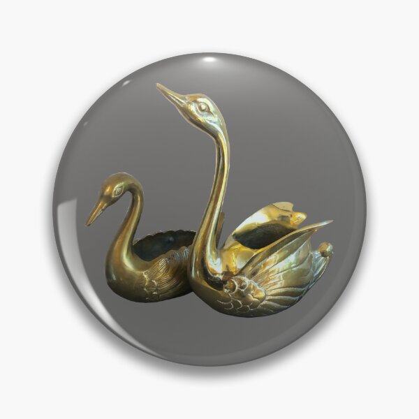 Item preview, Gold Swan, vintage Swans designed and sold by suekieper.
