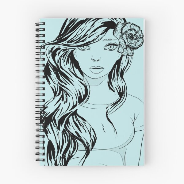 Item preview, Ella LineArt designed and sold by BrushAddict Studio.