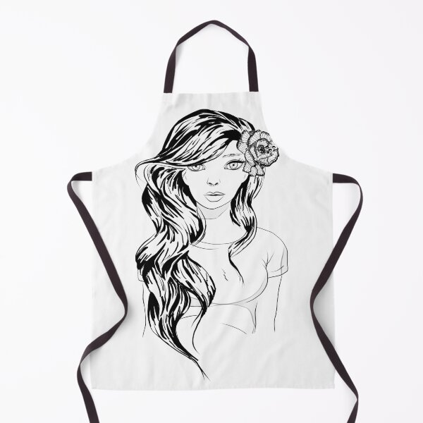 Item preview, Ella LineArt designed and sold by BrushAddict Studio.