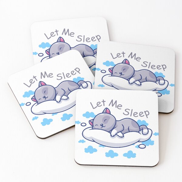 Item preview, Adorable 'Let Me Sleep' Cat T-Shirt - Perfect for Cat Lovers and Sleep Enthusiasts designed and sold by dtshirtbuddy.