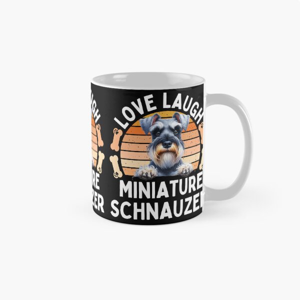 Item preview, Love Laugh Miniature Schnauzer designed and sold by TheAnimalZ00.