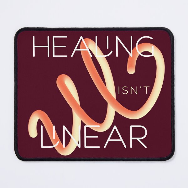 Item preview, Healing Isn't Linear Atypical Affirmation designed and sold by haneydenning.