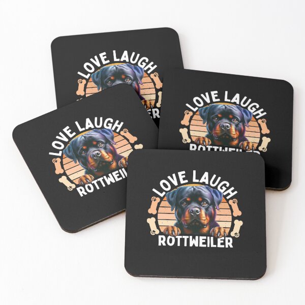 Item preview, Love Laugh Rottweiler designed and sold by TheAnimalZ00.