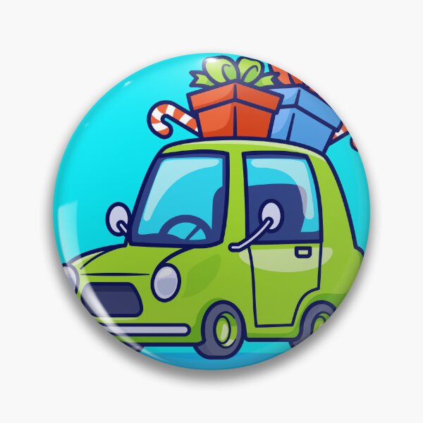 Item preview, Car Bring Gift Box: Cartoon Vector Icon Illustration designed and sold by hjian8219.