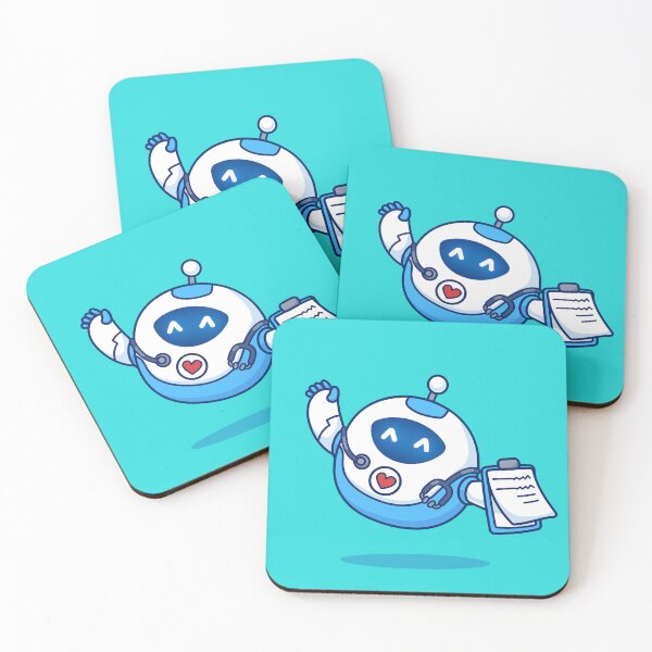 Item preview, Cute Doctor Robot Holding Clipboard & Stethoscope: Cartoon Vector Icon Illustration designed and sold by hjian8219.