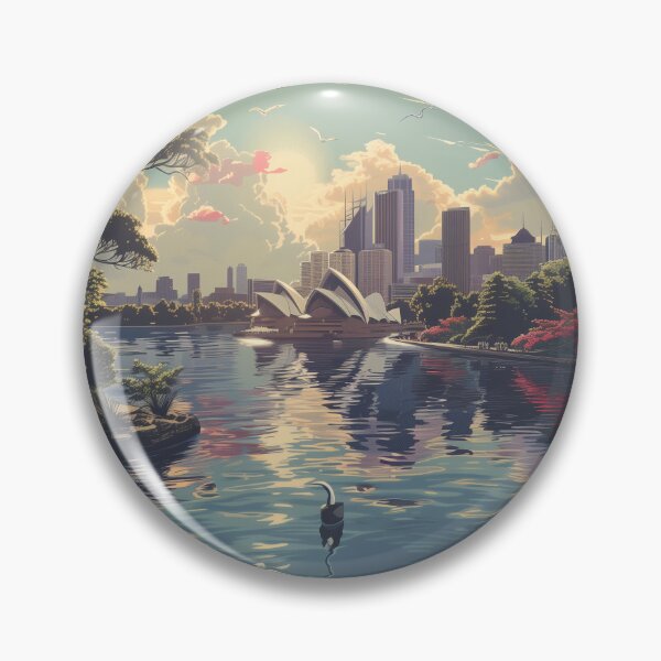 Item preview, Sydney Minimalistic Travel Poster designed and sold by kazzar2021.