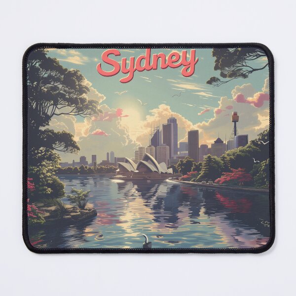 Item preview, Sydney Minimalistic Travel Poster designed and sold by kazzar2021.