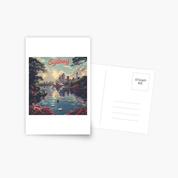 Item preview, Sydney Minimalistic Travel Poster designed and sold by kazzar2021.