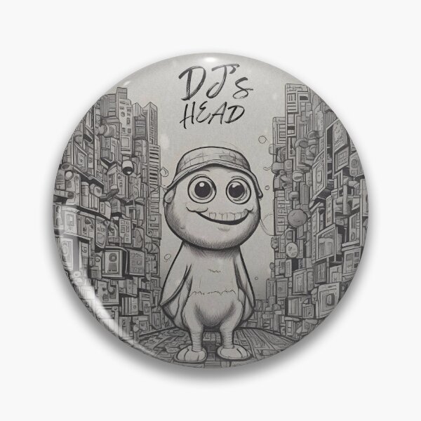 Item preview, DJ, DJ Head, Music, Song, Songs, Sweet DJ, designed and sold by GOLDENGARDENART.