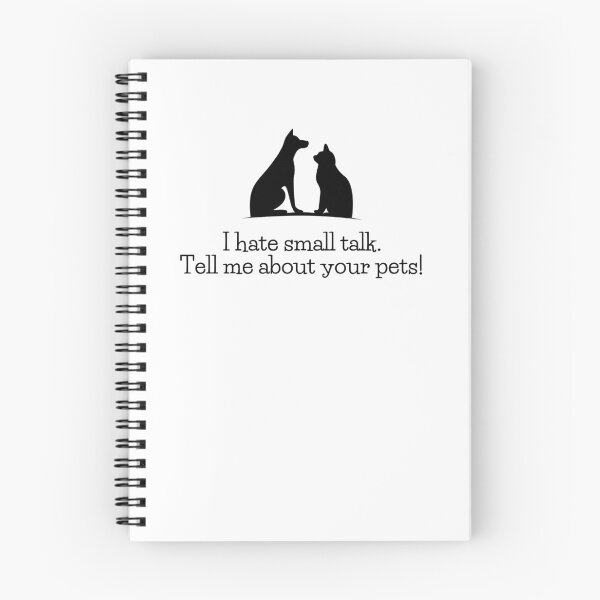 Item preview, I hate small talk pet design designed and sold by CarefulCreation.