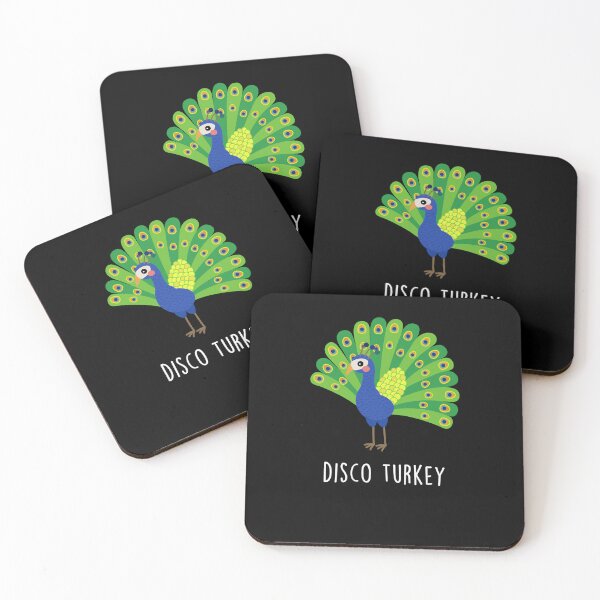 Item preview, Peacock Disco Turkey designed and sold by Clara Hollins.