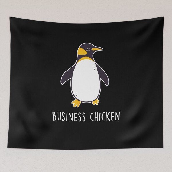 Item preview, Penguin Business Chicken designed and sold by Clara Hollins.