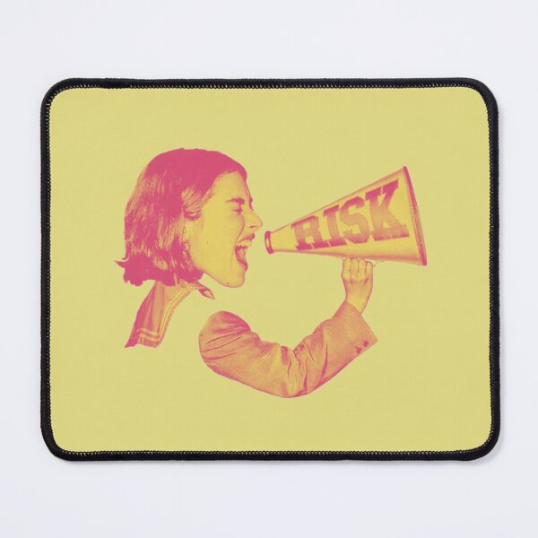 Item preview, Risk Yellow and Pink Megaphone Design designed and sold by aestheticqueen.