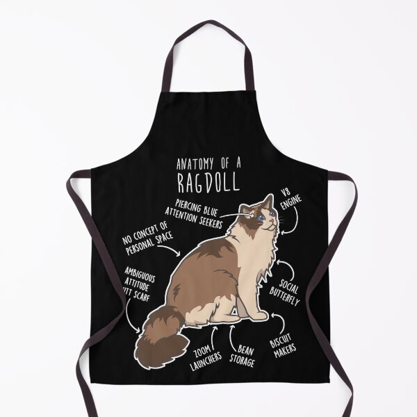 Item preview, Seal Bicolor Ragdoll Cat Anatomy designed and sold by Clara Hollins.