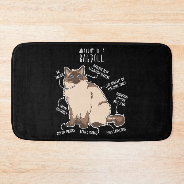 Item preview, Seal Ragdoll Cat Anatomy designed and sold by Clara Hollins.