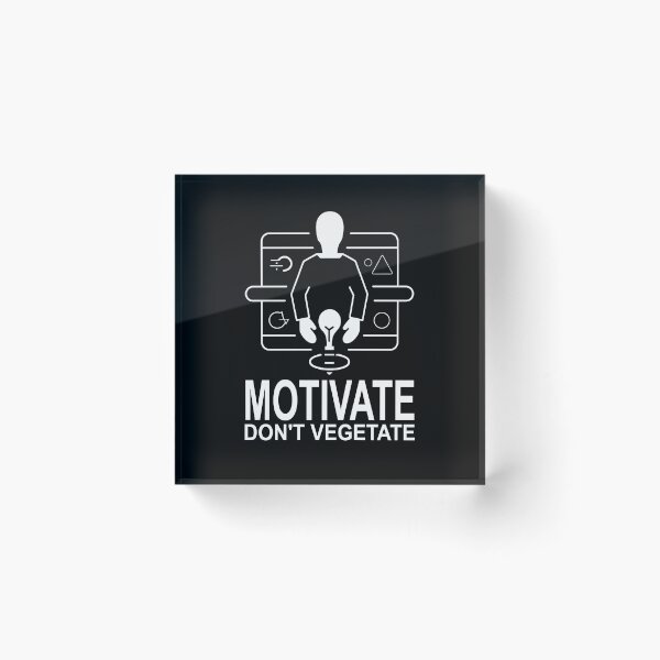 Item preview, Motivate Dont Vegetate Spaced Out designed and sold by FWLKIT.
