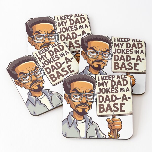 Item preview, I Keep All My Dad Jokes in a Dad-a-Base - Funny Dad Joke Design designed and sold by KriticalDesigns.