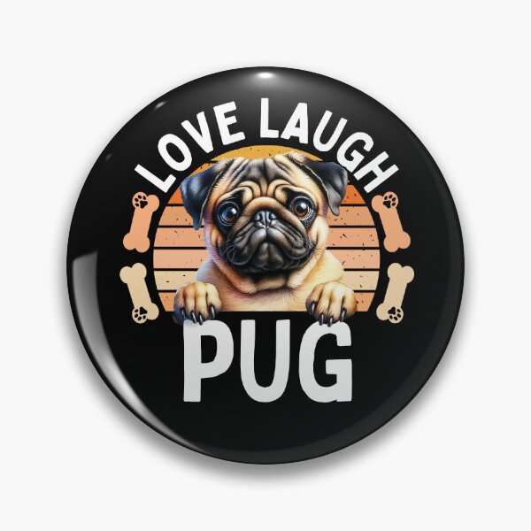 Item preview, Love Laugh Pug designed and sold by TheAnimalZ00.