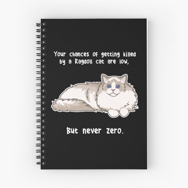 Item preview, Ragdoll Cat Never Zero designed and sold by Clara Hollins.