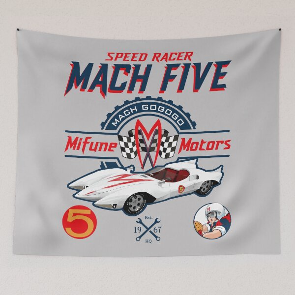 Artikelvorschau, Speed Racer Mach 5 Mifune Motors Lts entworfen und verkauft von Alema Art.