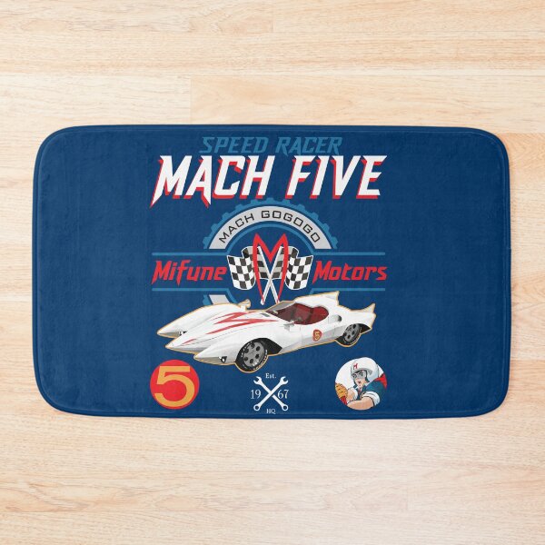 Artikelvorschau, Speed Racer Mach 5 Mifune-Motoren entworfen und verkauft von Alema Art.
