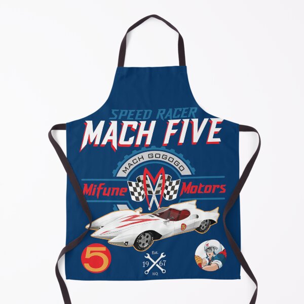 Artikelvorschau, Speed Racer Mach 5 Mifune-Motoren entworfen und verkauft von Alema Art.