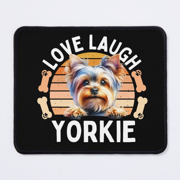 Item preview, Love Laugh Yorkie designed and sold by TheAnimalZ00.