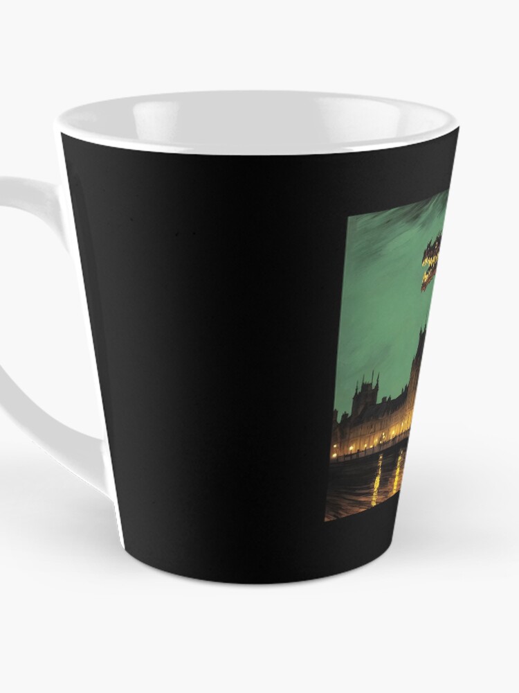 Thumbnail 3 of 4, Coffee Mug, Angry Dragon Rising designed and sold by HardCorps.