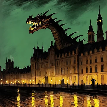 Artwork thumbnail, Angry Dragon Rising by HardCorps