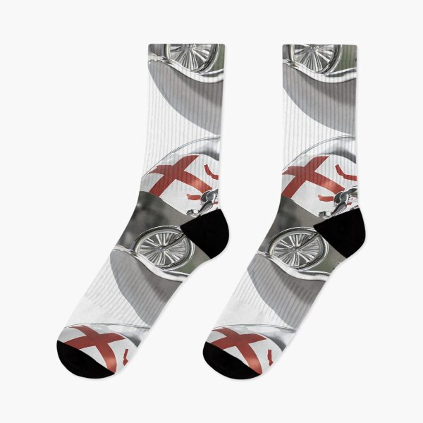 Item preview, Minimalist England Flag Bike Triathlon Design designed and sold by Triathlongram.