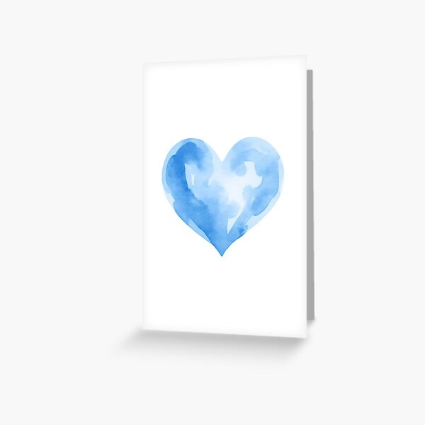 Item preview, Calm Blue Heart designed and sold by New-School-Wave.