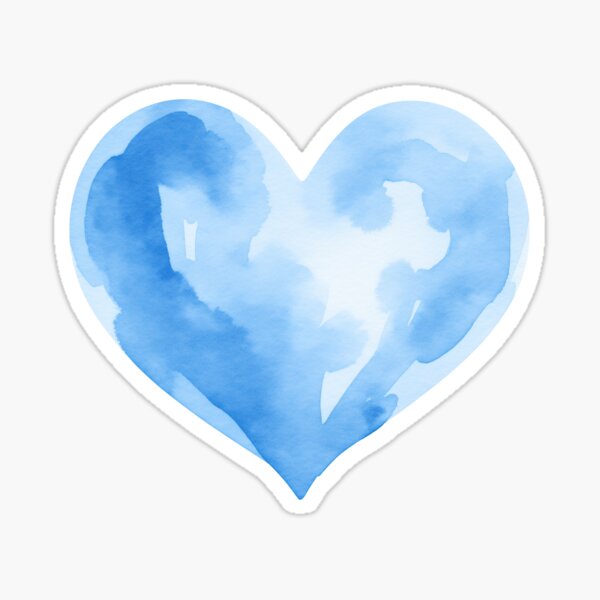 Item preview, Calm Blue Heart designed and sold by New-School-Wave.