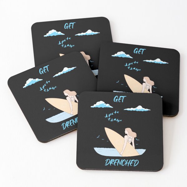 Item preview, Get Drenched Surfing Summertime Beach Fun designed and sold by signshirtz.