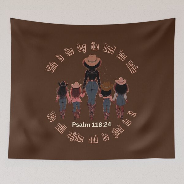 Item preview, Western cowgirl family walking to enjoy the day designed and sold by JDreaming.