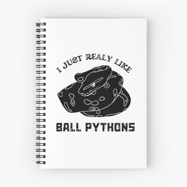Item preview, I Just Really Like Ball Pythons - White Background designed and sold by Reptiles Abroad.