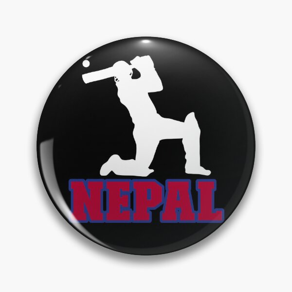 Item preview, Nepal Flag Cricket Player Nepal Cricket Fan Nepal Cricket Gear designed and sold by DynamicDesign.