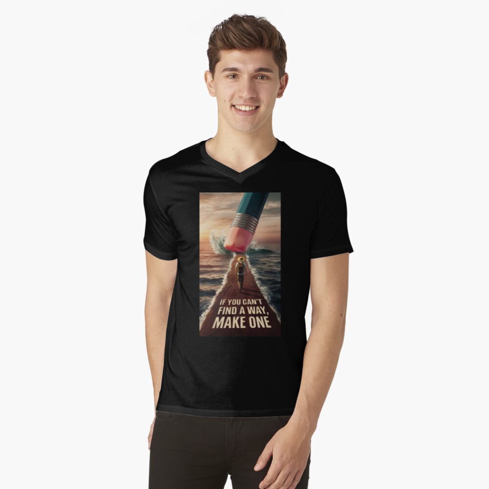 Item preview, V-Neck T-Shirt designed and sold by webtrekker.