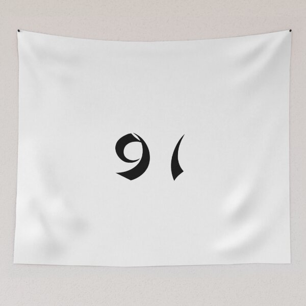 Item preview, 91, ninety-one, black, shangai designed and sold by Numbers-Art.
