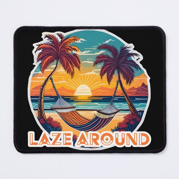 Item preview, Laze Around - Serene Relaxation Artwork designed and sold by AmvaDesigns.