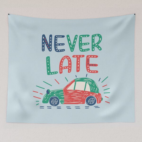 Item preview, Never Late Colorful Racing Car designed and sold by NosandEdgy.