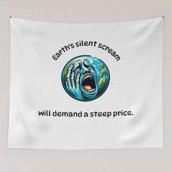 Item preview, Earth's silent screams designed and sold by PeaceUniversal.