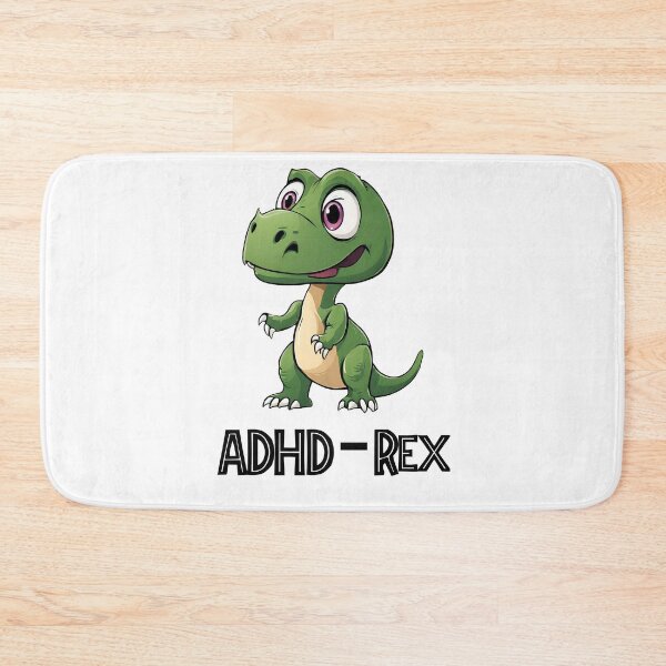Item preview, ADHD-Rex (Black Text) designed and sold by auDHDesigns.
