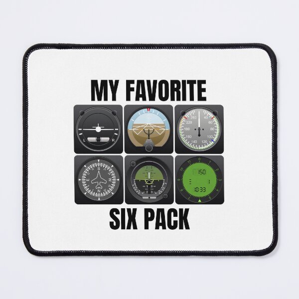 Item preview, My Favorite Six Pack Pilot's Merch - Perfect Gift for Aviation Enthusiasts designed and sold by paulo silveira.