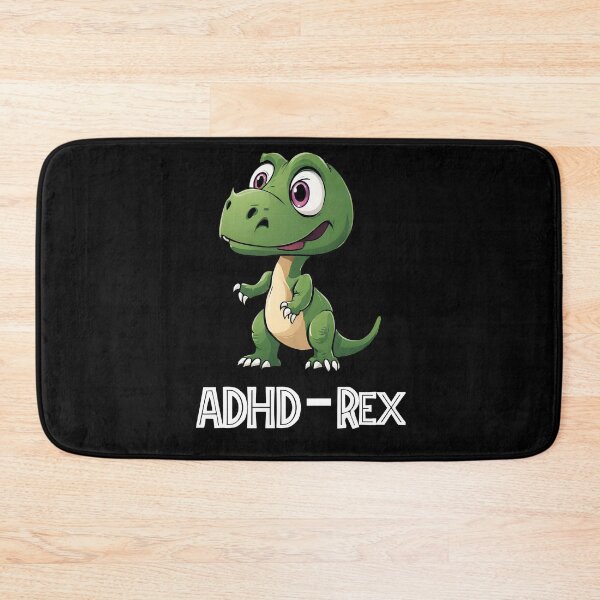 Item preview, ADHD-Rex (White Text) designed and sold by auDHDesigns.