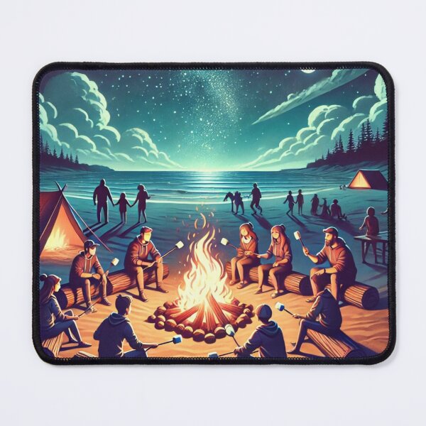 Item preview, Beach Bonfire Night designed and sold by NewAgeNexus.