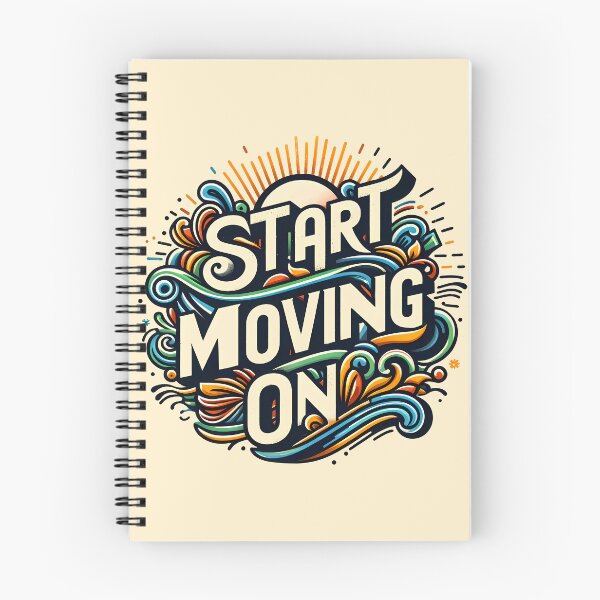 Item preview, Start Moving On, typography designed and sold by maxmaj.